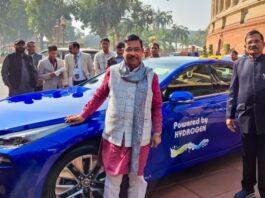 ಹೈಡ್ರೋಜನ್ ಕಾರ್ ಯುಗಕ್ಕೆ ಕೇಂದ್ರ ಸಚಿವ ಪ್ರಹ್ಲಾದ್ ಜೋಶಿ ಚಾಲನೆ