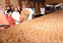 ಯೋಗಾನರಸಿಂಹಸ್ವಾಮಿ ದೇವಾಲಯ: ಹೊಸ ವರ್ಷಕ್ಕೆ ಸಿದ್ದವಾಗುತ್ತಿವೆ ತಿರುಪತಿ ಮಾದರಿಯ 2 ಲಕ್ಷ ಲಡ್ಡು