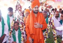 ರೈತರು ಬೆಳೆದ ಬೆಳೆಗಳಿಂದ ಸಚಿವ ಎಂ.ಬಿ. ಪಾಟೀಲರಿಗೆ ತುಲಾಭಾರ