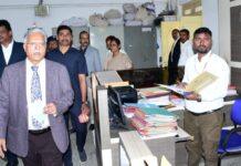 ಕಲಬುರಗಿ: ಲೋಕಾಯುಕ್ತ ತಂಡ ದಿಢೀರ್ ಭೇಟಿ, ಪರಿಶೀಲನೆ