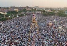 ಲಕ್ಷಾಂತರ ಭಕ್ತರ ಉದ್ಘೋಷದ ಮಧ್ಯೆ ಗವಿಶ್ರೀ ಮಹಾರಥೋತ್ಸವ