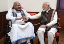 ಅಧಿವೇಶನದ ನಡುವೆ ಪ್ರಧಾನಿ – ಮಾಜಿ ಪ್ರಧಾನಿ ಮಹತ್ವದ ಭೇಟಿ