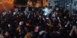 ಶಿವಾಜಿ ಜಯಂತಿ ಮೆರವಣಿಗೆ ವೇಳೆ ಕಲ್ಲು ತೂರಾಟ, ಎಸ್ಪಿಗೆ ಗಾಯ