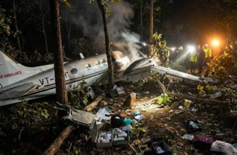 ಜಾರ್ಖಂಡ್‌ನಲ್ಲಿ ಏರ್ ಆಂಬ್ಯುಲೆನ್ಸ್ ಪತನ