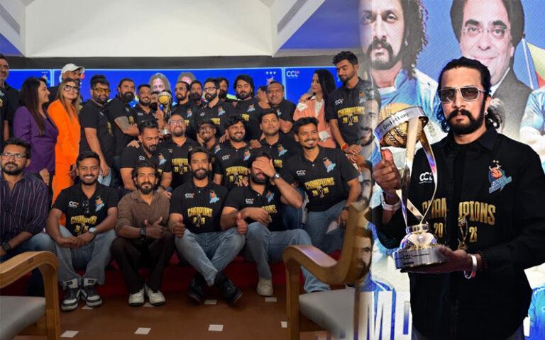 CCL ಟ್ರೋಫಿ ಫ್ಯಾನ್ಸ್‌ಗೆ ಅರ್ಪಿಸಿದ ಕಿಚ್ಚ: ತಂಡ ಸೇರಲು ಅಭಿಮಾನಿಗಳಿಗೂ ಅವಕಾಶ