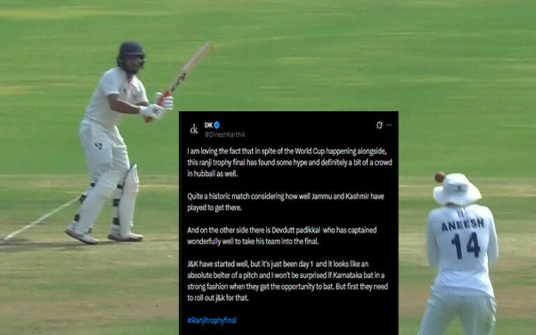 ಹುಬ್ಬಳ್ಳಿಯಲ್ಲಿ ರಣಜಿ ಫೈನಲ್ ಜ್ವಾಲೆ: ಯುವ ತಂಡಗಳಿಗೆ DK ಬೆಂಬಲ