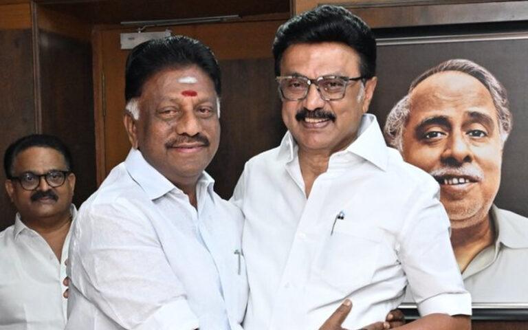 ರಾಜಕೀಯ ಕಾದಾಟ ತೀವ್ರ: ಮಾಜಿ CM ಪನ್ನೀರ ಸೆಲ್ವಂ DMK ಸೇರ್ಪಡೆ