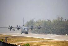 ಐತಿಹಾಸಿಕ ಕ್ಷಣ: ತುರ್ತು ಲ್ಯಾಂಡಿಂಗ್ ಸೌಲಭ್ಯದಲ್ಲಿ ಪ್ರಧಾನಿ ಮೋದಿ ವಿಮಾನ ಲ್ಯಾಂಡಿಂಗ್