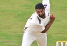 ರಣಜಿ ಫೈನಲ್: ಜಮ್ಮು–ಕಾಶ್ಮೀರಕ್ಕೆ ಆರಂಭಿಕ ಆಘಾತ