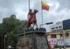 ಬೆಳಗಾವಿ ಚೆನ್ನಮ್ಮ ಮೂರ್ತಿ ಮುಂದೆ ‘ಜೈ ಮಹಾರಾಷ್ಟ್ರ’ ಘೋಷಣೆ