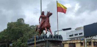 ಬೆಳಗಾವಿ ಚೆನ್ನಮ್ಮ ಮೂರ್ತಿ ಮುಂದೆ ‘ಜೈ ಮಹಾರಾಷ್ಟ್ರ’ ಘೋಷಣೆ