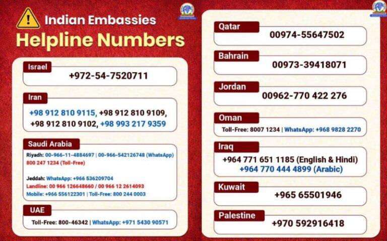 ಮಧ್ಯಪ್ರಾಚ್ಯ ದೇಶಗಳಲ್ಲಿ ಸಿಲುಕಿದ ಧಾರವಾಡದವರ ನೆರವಿಗೆ ಹೆ‌ಲ್ಪ್‌ಲೈನ್