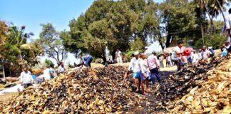 ವಿದ್ಯುತ್ ಶಾರ್ಟ್ ಸರ್ಕ್ಯೂಟ್ 8 ಲಕ್ಷ ಮೌಲ್ಯದ ಗೋವಿನಜೋಳ ಬೆಂಕಿಗೆ ಆಹುತಿ