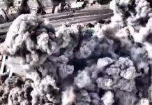 ಬಾಂಬ್ ದಾಳಿಯ ದೃಶ್ಯಗಳನ್ನು ಬಿಡುಗಡೆ ಮಾಡಿದ ಇಸ್ರೇಲ್