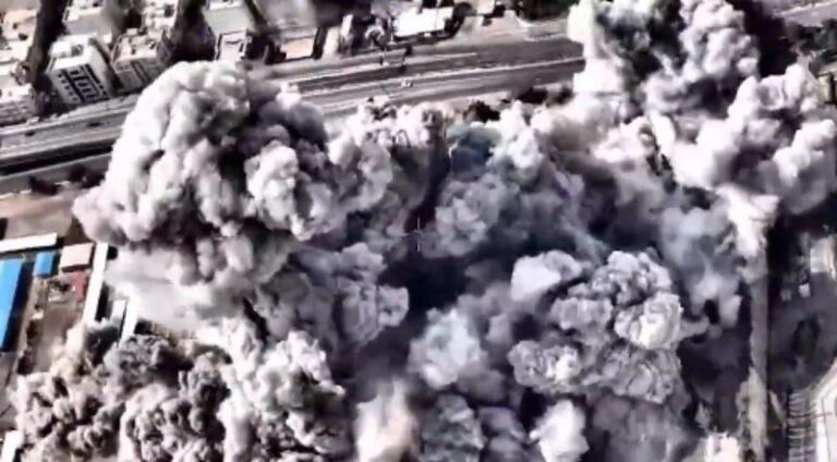 ಬಾಂಬ್‌ ದಾಳಿಯ ದೃಶ್ಯಗಳನ್ನು ಬಿಡುಗಡೆ ಮಾಡಿದ ಇಸ್ರೇಲ್