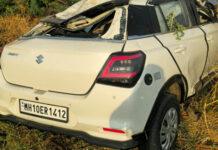 ಬಸವನಬಾಗೇವಾಡಿ ಬಳಿ ಕಾರು ಪಲ್ಟಿ: ಇಬ್ಬರು ಮೃತ, ಇಬ್ಬರಿಗೆ ಗಾಯ