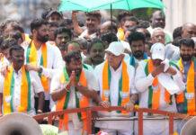 ದಾವಣಗೆರೆ : BJP ಅಭ್ಯರ್ಥಿ ಶ್ರೀನಿವಾಸ್ ಕರಿಯಪ್ಪ ನಾಮಪತ್ರ ಸಲ್ಲಿಕೆ