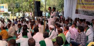 ಕಾಳಿ ನದಿ ಯೋಜನೆ ವಿಳಂಬ: ರೈತರಿಂದ ಹಳಿಯಾಳ ಬಂದ್ ಯಶಸ್ವಿ