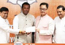 ಟೆನಿಸ್ ದಿಗ್ಗಜ ಲಿಯಾಂಡರ್ ಪೇಸ್ BJP ಸೇರ್ಪಡೆ