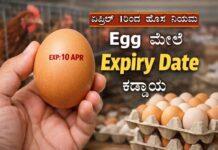 UPಯಲ್ಲಿ ಏಪ್ರಿಲ್ 1 ರಿಂದ ಮೊಟ್ಟೆ ಮೇಲೆ Expiry Date ಕಡ್ಡಾಯ