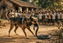 30 ಮಕ್ಕಳು.. ಒಂದು ಹಾವು; ಪುಟ್ಟ ಜೀವಗಳನ್ನು ಉಳಿಸಲು ‘ಕಾಳಿ’ಯಂತೆ ಹೋರಾಡಿ ಪ್ರಾಣ ಬಿಟ್ಟ ಶ್ವಾನ! ಎದೆ ನಡುಗಿಸುವ ಕಥೆ?