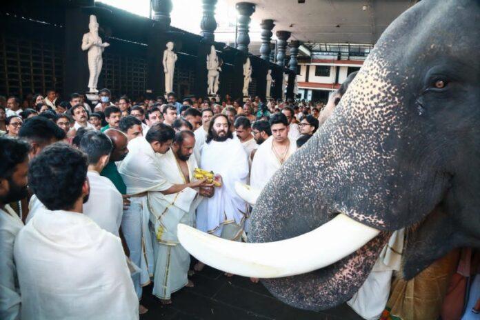 anant-ambani-donation-kerala-temples-elephant-welfare