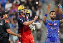 MIvsRCB ಪಂದ್ಯ : ಟಿಮ್ ಡೇವಿಡ್ಗೆ ಫೈನ್, ಹಾರ್ದಿಕ್ ಪಾಂಡ್ಯಗೂ ಶಿಕ್ಷೆ