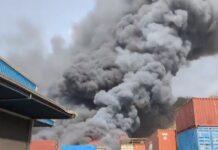 ಮುಂಬೈ: ಬಂದರ ಬಳಿಯ ಸರಕು ಗೋದಾಮಿನಲ್ಲಿ ಭಾರಿ ಬೆಂಕಿ ಅವಘಡ