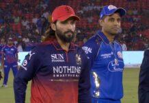 IPL 2026: ಮುಂಬೈ ವಿರುದ್ಧ ಟಾಸ್ ಗೆದ್ದ ಆರ್ಸಿಬಿ