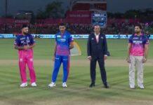 IPL 2026: ಡೆಲ್ಲಿ ಕ್ಯಾಪಿಟಲ್ಸ್ ವಿರುದ್ಧ ಟಾಸ್ ಗೆದ್ದ ರಾಜಸ್ಥಾನ ರಾಯಲ್ಸ್