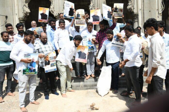 priyank-kharge-supporters-demand-dcm-post-special-prayers-kalaburagi