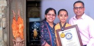 ಶಿರಸಿ ಬಾಲಕನ ವಿಶ್ವ ದಾಖಲೆ – ಶೀರ್ಷಾಸನದಲ್ಲೇ ಶಿವತಾಂಡವ ಪಠಣೆ