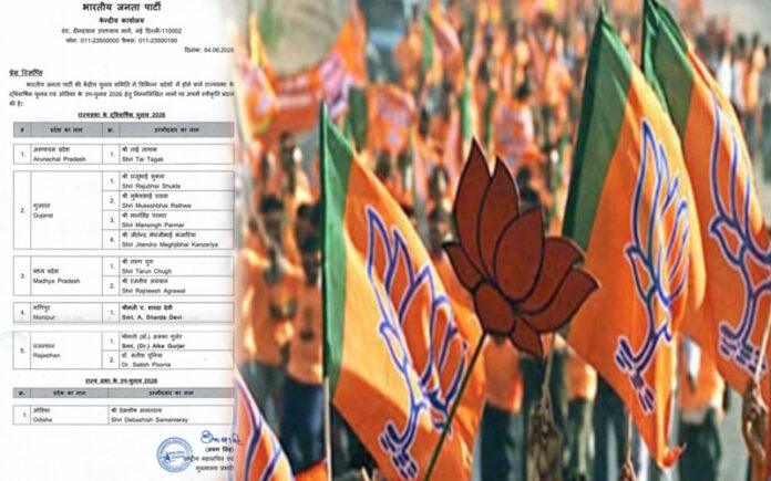 bjp-announces-rajya-sabha-candidates-2026-tarun-chugh-rajasthan-gujarat
