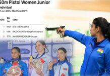 ISSF ವಿಶ್ವ ಜೂನಿಯರ್ ಶೂಟಿಂಗ್: ಹುಬ್ಬಳ್ಳಿಯ ಐಶ್ವರ್ಯಾಗೆ ಬೆಳ್ಳಿ ಪದಕ