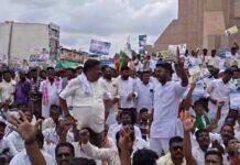 ಶಾಸಕ ಗಣೇಶ್ ಪರ ಬೀದಿಗಿಳಿದ ಬೆಂಬಲಿಗರು: ಸಚಿವ ಸ್ಥಾನಕ್ಕೆ ಆಗ್ರಹ