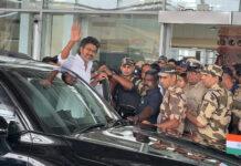 ತಮಿಳನಾಡು CM ವಿಜಯಗೆ ಮಂಗಳೂರಿನಲ್ಲಿ ಭರ್ಜರಿ ಸ್ವಾಗತ