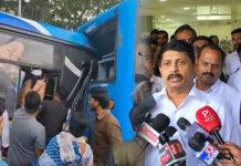 KR ಸರ್ಕಲ್ನಲ್ಲಿ ಅಪಘಾತ: ಆಸ್ಪತ್ರೆಗೆ ಭೇಟಿ ನೀಡಿದ ಸಾರಿಗೆ ಸಚಿವ