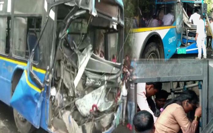 bengaluru-kr-circle-bmtc-bus-tempo-chain-accident-13-injured