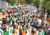 ಕಾಲುವೆಗಳಿಗೆ ನೀರು ಬಿಡಿ: ರೆಡ್ಡಿ ನೇತೃತ್ವದಲ್ಲಿ BJP ಪ್ರತಿಭಟನೆ