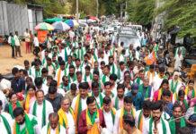 ಕಾಲುವೆಗಳಿಗೆ ನೀರು ಬಿಡಿ: ರೆಡ್ಡಿ ನೇತೃತ್ವದಲ್ಲಿ BJP ಪ್ರತಿಭಟನೆ