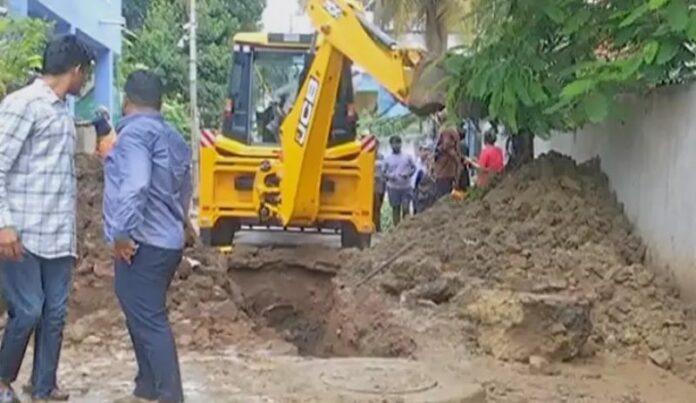 soil collapsed
