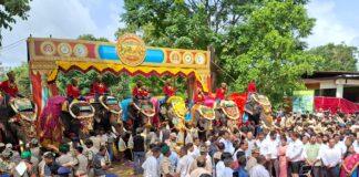 ಮೈಸೂರು ದಸರಾ: ಗಜ ಪಯಣಕ್ಕೆ ಅದ್ದೂರಿ ಚಾಲನೆ