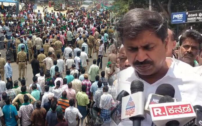 hanur-forest-incident-15-lakh-compensation-mla-manjunath