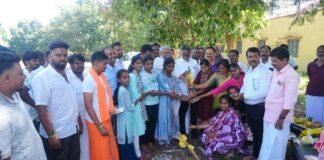 ಮಕ್ಕಳ ಮನವಿಗೆ 24 ಗಂಟೆಯೊಳಗೆ ಸ್ಪಂದನೆ: ಶಾಲಾ ಶೌಚಾಲಯಕ್ಕೆ ಸಚಿವ ಕೆ.ಎಸ್. ಬಸವಂತಪ್ಪ ಭೂಮಿಪೂಜೆ
