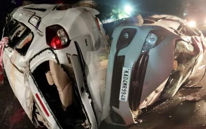dharwad-venkatapur-nh4-car-accident-three-killed-three-injure