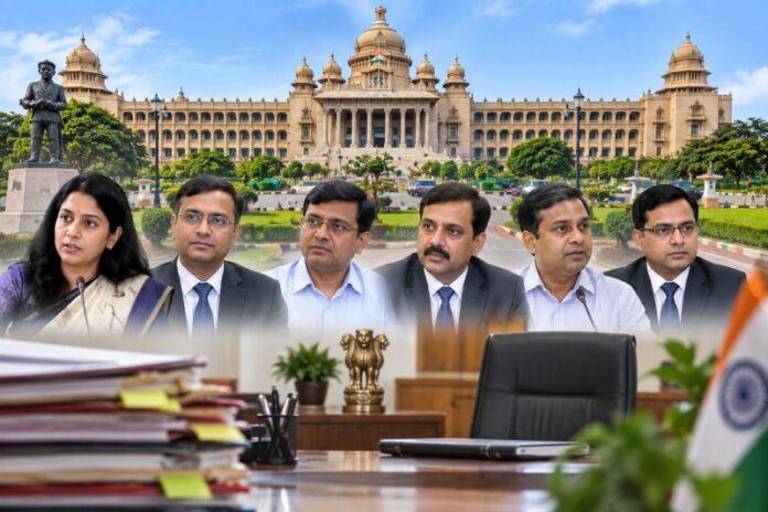 karnataka-ias-officers-transfer-vyshali-hemanth-rishi-anand