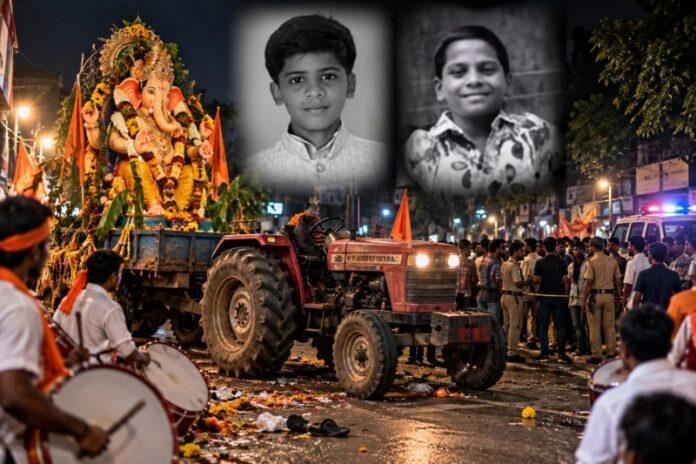 raichur-ganesh-immersion-procession-tractor-accident-two-boys-dead