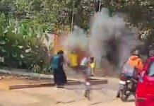 ಬೆಂಗಳೂರಿನ ಪಾದಚಾರಿ ಮಾರ್ಗದಲ್ಲಿದ್ದ ಟ್ರಾನ್ಸ್ಫಾರ್ಮರ್ ಸ್ಫೋಟದ Video ವೈರಲ್