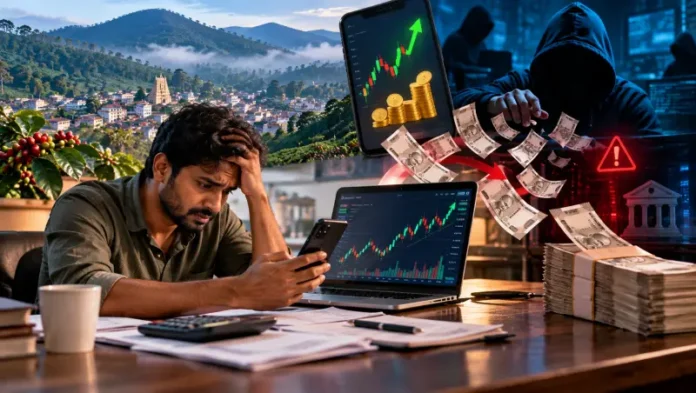 chikkamagaluru-online-trading-fraud-21-lakh