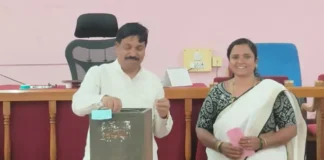 ಸಚಿವರ ಜತೆ ಬಂದಿದ್ದ ಮಹಿಳೆಯಿಂದ ನಕಲಿ ಮತದಾನದ ಆರೋಪ